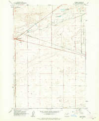 preview thumbnail of historical topo map of Morrow County, OR in 1962