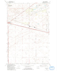 preview thumbnail of historical topo map of Morrow County, OR in 1993