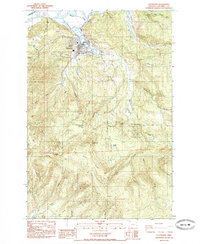 Download a high-resolution, GPS-compatible USGS topo map for Clatskanie, OR (1985 edition)