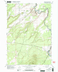 Download a high-resolution, GPS-compatible USGS topo map for Cline Falls, OR (1975 edition)