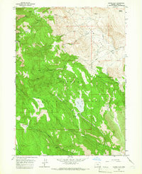 Download a high-resolution, GPS-compatible USGS topo map for Clover Flat, OR (1966 edition)