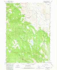 Download a high-resolution, GPS-compatible USGS topo map for Clover Flat, OR (1980 edition)
