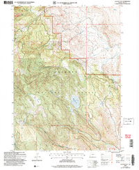 Download a high-resolution, GPS-compatible USGS topo map for Clover Flat, OR (2007 edition)
