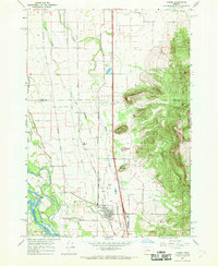 Download a high-resolution, GPS-compatible USGS topo map for Coburg, OR (1969 edition)