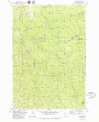 preview thumbnail of historical topo map of Tillamook County, OR in 1979