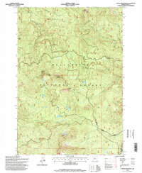 preview thumbnail of historical topo map of Linn County, OR in 1994