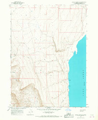 Download a high-resolution, GPS-compatible USGS topo map for Coglan Buttes NE, OR (1967 edition)