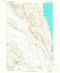 Download a high-resolution, GPS-compatible USGS topo map for Coglan Buttes SE, OR (1968 edition)