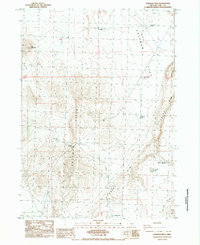 Download a high-resolution, GPS-compatible USGS topo map for Coleman Hills, OR (1984 edition)