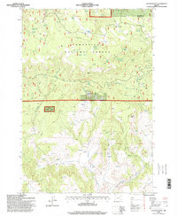 Download a high-resolution, GPS-compatible USGS topo map for Collins Butte, OR (1998 edition)