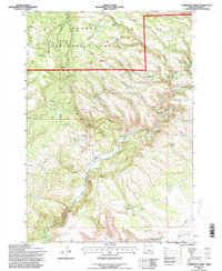 Download a high-resolution, GPS-compatible USGS topo map for Committee Creek, OR (1997 edition)