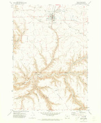 preview thumbnail of historical topo map of Condon, Gilliam County, OR in 1970