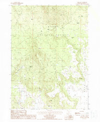 Download a high-resolution, GPS-compatible USGS topo map for Cooks Mtn, OR (1988 edition)