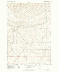Download a high-resolution, GPS-compatible USGS topo map for Coombs Canyon, OR (1968 edition)