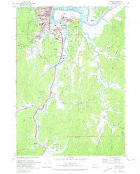 preview thumbnail of historical topo map of Coos Bay, OR in 1971
