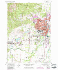 Download a high-resolution, GPS-compatible USGS topo map for Corvallis, OR (1987 edition)