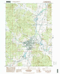 Download a high-resolution, GPS-compatible USGS topo map for Cottage Grove, OR (1984 edition)