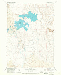 Download a high-resolution, GPS-compatible USGS topo map for Cow Lakes, OR (1973 edition)