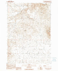 Download a high-resolution, GPS-compatible USGS topo map for Cow Valley West, OR (1990 edition)