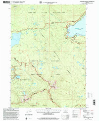 preview thumbnail of historical topo map of Klamath County, OR in 1997
