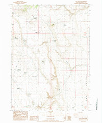 Download a high-resolution, GPS-compatible USGS topo map for Cox Canyon, OR (1984 edition)