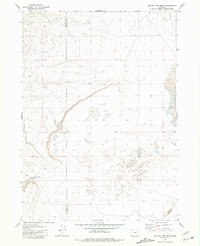 Download a high-resolution, GPS-compatible USGS topo map for Coyote Lake West, OR (1981 edition)
