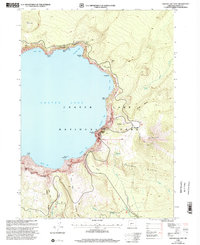 Download a high-resolution, GPS-compatible USGS topo map for Crater Lake East, OR (2002 edition)
