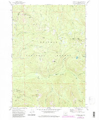 Download a high-resolution, GPS-compatible USGS topo map for Crawfish Lake, OR (1984 edition)