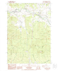Download a high-resolution, GPS-compatible USGS topo map for Crawfordsville, OR (1988 edition)