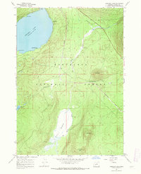 Download a high-resolution, GPS-compatible USGS topo map for Crescent Lake, OR (1971 edition)