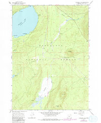 Download a high-resolution, GPS-compatible USGS topo map for Crescent Lake, OR (1992 edition)