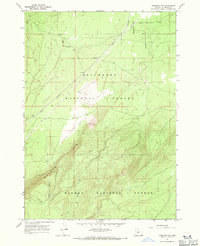 Download a high-resolution, GPS-compatible USGS topo map for Crescent NE, OR (1971 edition)
