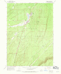 Download a high-resolution, GPS-compatible USGS topo map for Crescent, OR (1971 edition)