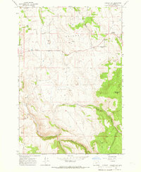 Download a high-resolution, GPS-compatible USGS topo map for Cricket Flat, OR (1966 edition)