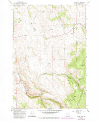 Download a high-resolution, GPS-compatible USGS topo map for Cricket Flat, OR (1985 edition)