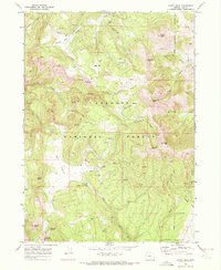 Download a high-resolution, GPS-compatible USGS topo map for Crook Peak, OR (1972 edition)