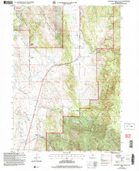 Download a high-resolution, GPS-compatible USGS topo map for Crooked Creek Valley, OR (2007 edition)