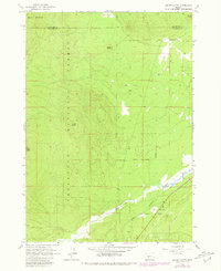 Download a high-resolution, GPS-compatible USGS topo map for Cryder Butte, OR (1981 edition)