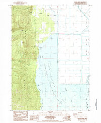 Download a high-resolution, GPS-compatible USGS topo map for Crystal Spring, OR (1985 edition)