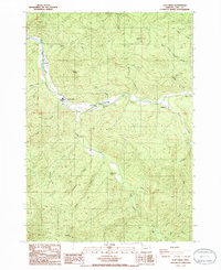 Download a high-resolution, GPS-compatible USGS topo map for Culp Creek, OR (1986 edition)