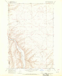 Download a high-resolution, GPS-compatible USGS topo map for Dalreed Butte, OR (1970 edition)