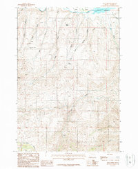 preview thumbnail of historical topo map of Baker County, OR in 1987