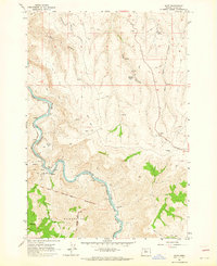 Download a high-resolution, GPS-compatible USGS topo map for Dant, OR (1964 edition)