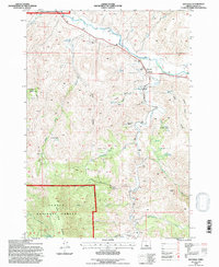 Download a high-resolution, GPS-compatible USGS topo map for Dayville, OR (1997 edition)