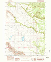Download a high-resolution, GPS-compatible USGS topo map for Deacon Crossing, OR (1983 edition)