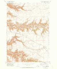Download a high-resolution, GPS-compatible USGS topo map for Dead Dog Canyon, OR (1973 edition)