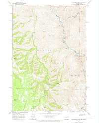Download a high-resolution, GPS-compatible USGS topo map for Deadhorse Ridge, OR (1974 edition)