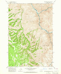 Download a high-resolution, GPS-compatible USGS topo map for Deadhorse Ridge, OR (1965 edition)