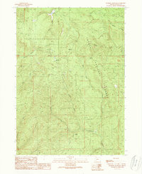 Download a high-resolution, GPS-compatible USGS topo map for Deadman Mountain, OR (1990 edition)