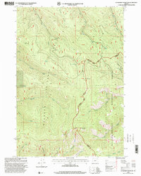 Download a high-resolution, GPS-compatible USGS topo map for Deardorff Mountain, OR (2000 edition)